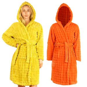 <span class=keywords><strong>Accappatoio</strong></span> di Lusso in Morbido Peluche Tinta Unita <span class=keywords><strong>con</strong></span> <span class=keywords><strong>Collo</strong></span> <span class=keywords><strong>a</strong></span> <span class=keywords><strong>Scialle</strong></span>, Caldo <span class=keywords><strong>Accappatoio</strong></span> in Pile Corallo per Vendita all'Ingrosso - Product Image 1