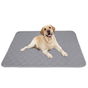 Tapis absorbant imperméable et réutilisable pour animaux de compagnie, motif uni, pour l'apprentissage de la propreté des chiots et des chiens - Product Image 1