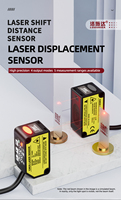 Capteur de déplacement laser 30-400 mm, mesure de distance haute précision, sortie double NPN, IP67