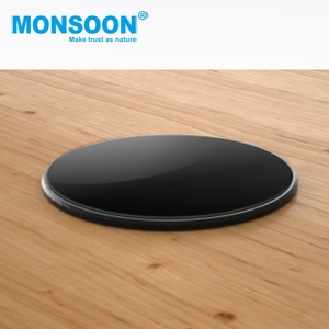 Chargeur sans fil invisible intégré au mobilier de bureau, étanche, rapide, noir, 15V - Product Image 3