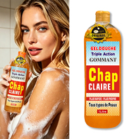 Gel Douche Exfoliant Éclaircissant au Collagène et Vitamine E, Parfum Longue Durée, Hydratant et Nettoyant pour le Corps