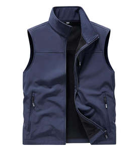 Nuovo Gilet Softshell con Colletto Spesso, Canotta Casual da Uomo, Gilet Casual con Logo Personalizzato Stampato - Product Image 1