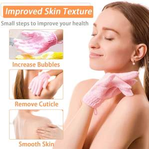 ถุงมือขัดผิวสำหรับอาบน้ำและขัดผิวกาย12สี - Product Image 3