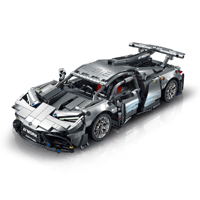 XMORK 023029-2 1:14 Silver Demon Hypercar, Bloques de Construcción, 1391 Piezas, Modelo de Auto Deportivo, Ladrillos de Juguete para Adultos, Regalo