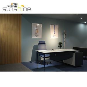 Juego completo personalizado de madera de estilo moderno de Diseño <span class=keywords><strong>Popular</strong></span> de muebles de oficina por la serie Sunshine QM - Product Image 2