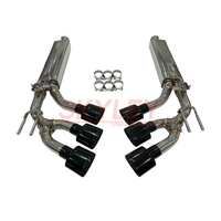 Système d'échappement Catback à valves en acier inoxydable SS304 pour Mercedes-Benz G63 AMG W465 2024+ M177 4.0L V8 Six sorties compatible avec valve OEM
