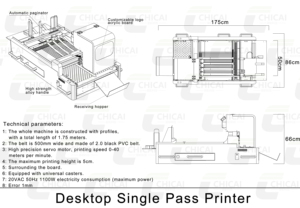 Mới Xách Tay Máy Tính Để Bàn Tự Động Máy In Phun Cho Các Doanh Nghiệp Nhỏ Cho Túi Giấy Và Bánh Pizza Hộp Cốc Giấy Người Quạt - Product Image 2