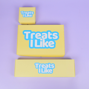 Caja de Embalaje de Cartón Pequeña con Logotipo Personalizado para Aperitivos, Caja de Regalo Premium para Alimentos, Caja para Brownies, Donuts, Caja de Envío para Panadería - Product Image 1
