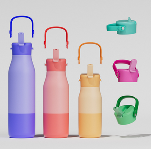 900ml Leak-proof Design 304 Stainless Steel Vacuum Insulated Water <b>Bottle</b> With Detachable Handle - Product Image 3
