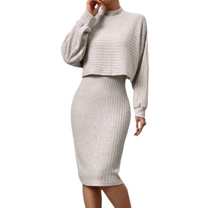 Vestido de manga larga con tirantes para mujer de <span class=keywords><strong>nueva</strong></span> moda - Product Image 6