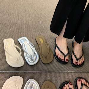 Nuevas Chanclas de Verano <span class=keywords><strong>para</strong></span> Mujer, Sandalias Duraderas con Hebilla en el Dedo y Parte Superior de PVC con Lentejuelas, Antideslizantes <span class=keywords><strong>para</strong></span> la <span class=keywords><strong>Playa</strong></span> - Product Image 1