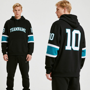 เสื้อสเวตเตอร์ฮ็อกกี้น้ำ<span class=keywords><strong>แข็ง</strong></span>ระหว่างประเทศเสื้อสเวตเตอร์มีฮู้ดสำหรับฝึกซ้อมฮ็อกกี้เย็บปักตามสั่ง - Product Image 4