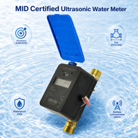 Compteur d'eau intelligent à ultrasons MID certifié pour usage domestique, avec bus M filaire, DN40, pour usine d'eau, prix usine