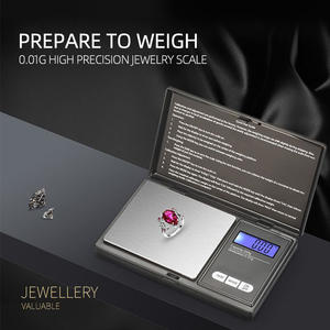 Bilancia portatile per gioielli all'ingrosso, <span class=keywords><strong>mini</strong></span> bilancia digitale per gioielli 0.01g - Product Image 5