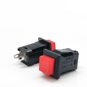 Chất lượng cao 14 Mét 2pin 5A tự thiết lập lại đẩy nút Thiết bị chuyển mạch nhựa Mini Vuông Xe đẩy nút chuyển đổi - Product Image 3