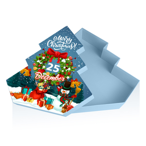 Thiết Kế Mới Giáng Sinh Cây Hình Hộp Quà Tặng Bánh Kẹo Đường Kẹo Sô Cô La Các Tông Nắp Bao Bì Hộp - Product Image 5