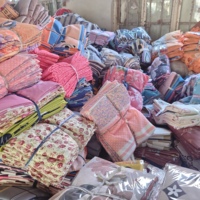 Parure de draps en microfibre 100 % polyester écologique, tissée sur mesure, en rouleau ou en balles, avec imprimé textile pour la maison