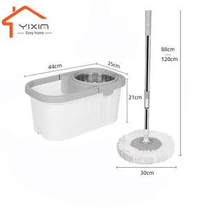 Household Items <b>Mops</b> <b>Cleaning</b> Floor Microfibre <b>Cleaning</b> <b>Mop</b> with Bucket - Product Image 2