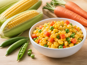 IQF Mixed Vegetable Cubes Wholesale - Sweet Corn, Carrot and Green <strong>Pea</strong> Blend for Catering, Retail and Ready Meals - Product Image 3