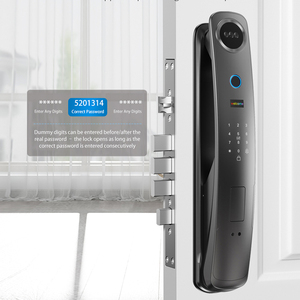 Nhận Dạng Khuôn Mặt Thông Minh Khóa Cửa Với Vân Tay Màn Hình Cảm Ứng Wifi Tuya Ứng Dụng Và 9 Ngôn Ngữ Hỗ Trợ Cho Ngôi Nhà Căn Hộ - Product Image 5