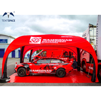 Tente gonflable personnalisée pour événements promotionnels en extérieur, tente publicitaire pour équipes de rallye, gazebo gonflable portable pour le sport automobile