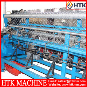 Tự động Chuỗi liên kết hàng rào Máy làm nhà máy chất lượng cao Kim Cương lưới máy làm với dây đôi - Product Image 5