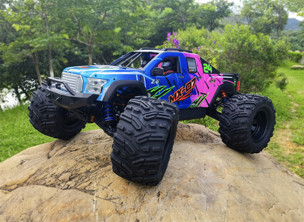 1/7 MX-07 シルバー オフロードRCカー RTR ZD Racing DBX 07 1/7 4WD 8S Brushless Monster Truck 80km/h