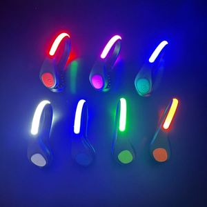 Custom Screen Printed Logo LED Luminous Shoe Clip Outdoor Running Night Safety Warning Bright Flash Sport <b>Bicycle</b> <b>Light</b> - Product Image 3