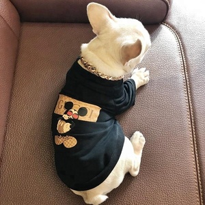 Venta wholesale factory OEM cotton fashion Vogue Pug Bulldog summer clothing dog mascot - Product Image 5