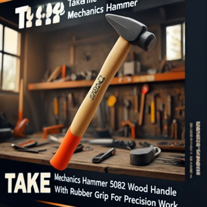 Marteau de mécanicien Ttake 5082 avec manche en bois et poignée en caoutchouc pour travaux de précision - Product Image 3