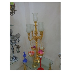 Candelabro decorativo para mesa de boda, soporte de Metal y acrílico - Product Image 1