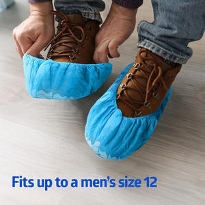 Tek kullanımlık çizme ve ayakkabı kapakları 50 çift (200 paket) kaymaz dayanıklı neredeyse çoğu ayakkabı uyar - Product Image 6