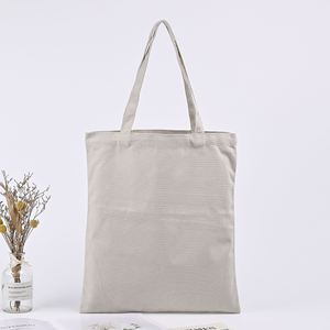 Sacs fourre-tout promotionnels personnalisés en toile recyclée vierge, réutilisables pour les courses, en coton naturel, avec logo imprimé, lettres et fermeture éclair, vente en gros - Product Image 5