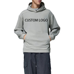 เสื้อฮู้ดผู้ชายผ้าคอตตอนรุ่น100% มีฮู้ดสำหรับฤดูใบไม้ร่วงฤดูหนาวโลโก้ออกแบบได้ตามต้องการ - Product Image 1