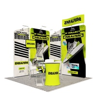 3x3 M Installation rapide Portable 10x10ft Tube en alliage d'aluminium Stand d'exposition pour stand d'exposition standard pour foire