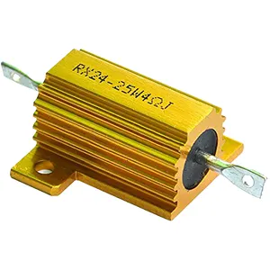 Chipsship novo original rx24 ouro alumínio 1000w 8 ohm, alta potência 100 ohms 500w 1000w 100r 500r 10r resistor