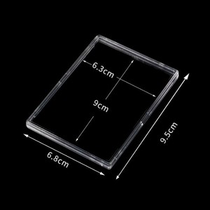 Vente en gros de coques de protection transparentes pour cartes, petites coques de protection pour cartes TCG, étuis rigides pour cartes de jeux de société - Product Image 1