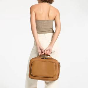 Borsa a Tracolla per Fotocamera in Pelle Marrone Personalizzabile per <span class=keywords><strong>Donne</strong></span> Fotografi, Resistente e alla Moda con Ampio Interno - Product Image 6