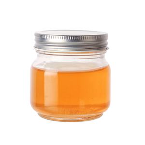 Glass Jar Supplier Wholesale Wide Mouth Mason Jar 8 oz 16 oz Mason Jar With <b>Lid</b> - Product Image 4