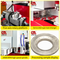 Machine de perçage et de fraisage CNC 5 axes Xingduomi DNC-430N8, système de commande Mitsubishi, changement d'outil automatique, perçage de haute précision