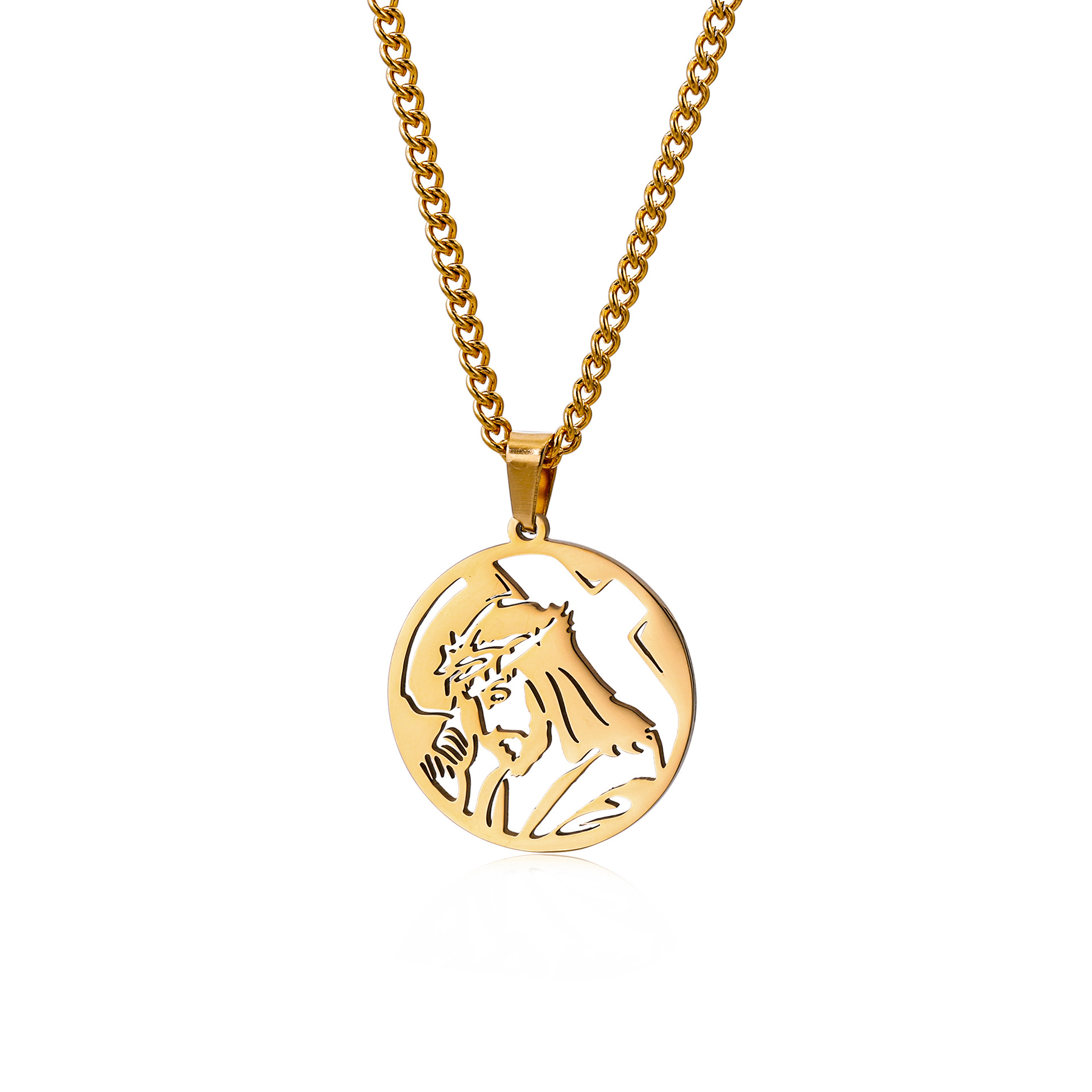 La catena laterale è d'oro