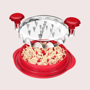 เครื่องหั่นไก่แบบขายส่ง SYH1089 ฝาใส วัสดุ PP เครื่องบดเนื้อวัว เครื่องหั่นเนื้อ สำหรับเนื้อสัตว์ - Product Image 3