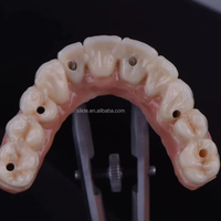 Bloc de zircone dentaire haute résistance, zircone blanche vierge, CAD CAM pour ponts postérieurs longs, matériau de fraisage pour laboratoire dentaire