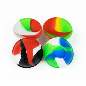 Mini tazón de mezcla de silicona de camuflaje, tazón de silicona redondo de grado alimenticio personalizado de fábrica de silicona, tazón de bebé Flexible - Product Image 1