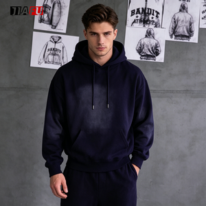 450Gsm Oversized Heavyweight Custom Graphic Print <strong>Men</strong> Hoodies Vintage Sun Faded Pullover Cotton <strong>Hoodie</strong> Streetwear <strong>Hoodie</strong> <strong>for</strong> <strong>Men</strong> - Product Image 1