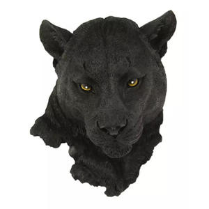 Vente en gros d'artisanat en résine de style africain Décorations murales de bar de salon Tête d'<span class=keywords><strong>animal</strong></span> Sculpture murale décorative - Product Image 5