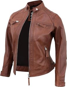 Chaqueta de Cuero Casual de Invierno para Hombre con Mangas Completas, Cuello Alto, Logotipo Frontal, Diseño Transpirable y Cierre de Cremallera - Product Image 3