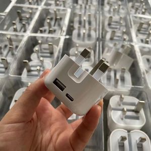 Portable Bulk Cell Phone Wall Usb-<b>c</b> <b>Type</b> <b>c</b> Fast Charging UK Plug Pd 20w Charger <b>Adapter</b> for Phone 16 15 14 13 12 11 Pro Max - Product Image 3
