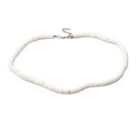Collier bohème à puces rondes, bijou de surfeur hawaïen, en coquillage,