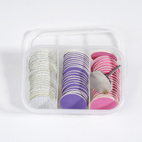 Kits de pédicure manucure remplaçables 80 #120 #180 # papier abrasif lime à ongles accessoires pour ongles